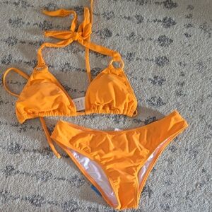 Kids Swim Orange Bikini Set